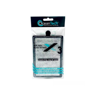Refil Carvão Ativado e Perlon para Filtro Ocean Tech HF-400 em Oferta na Shopee
