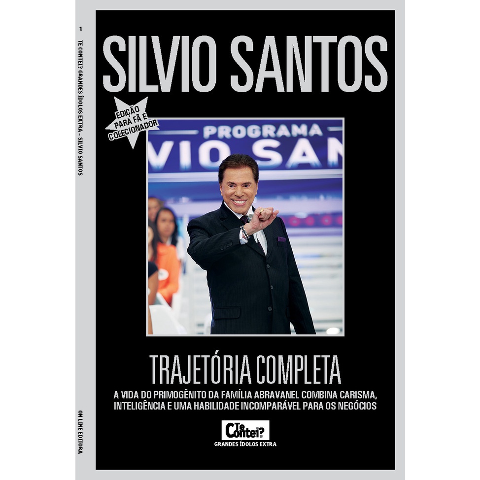Silvio Santos - A Trajetória Completa (Capa Dura) em Oferta na Shopee