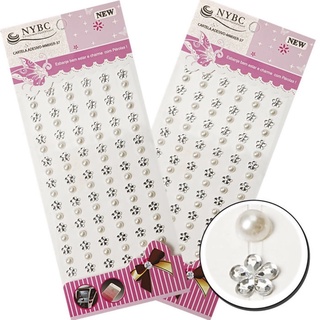 Cartela de Pedras MMIXER-27 Autocolante BRANCO - 101