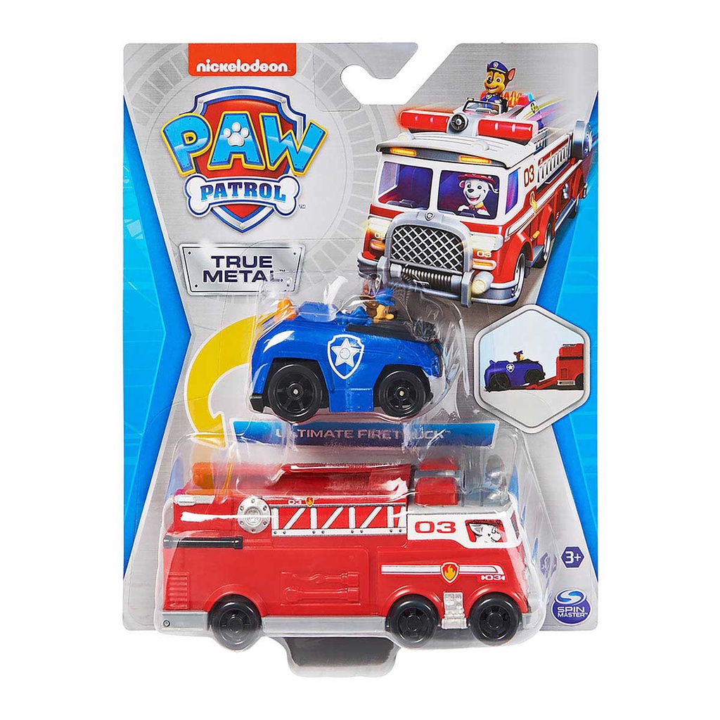 Patrulha Canina - Carrinho True Metal - Chase e Marshall - Hobbies & Collections