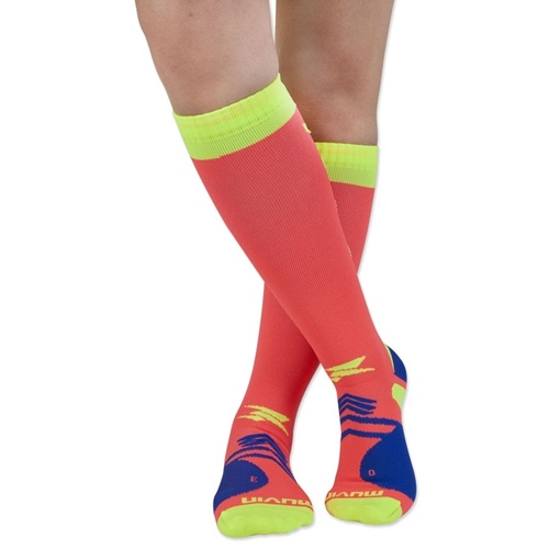 Meia Cano Longo de Compressão Arrow Muvin Laranja 40 a 43