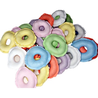 Kit c/10 Par Rosquinhas Protetor de Seios Amamentação Super Macias Ecológica Reutilizável de Pano