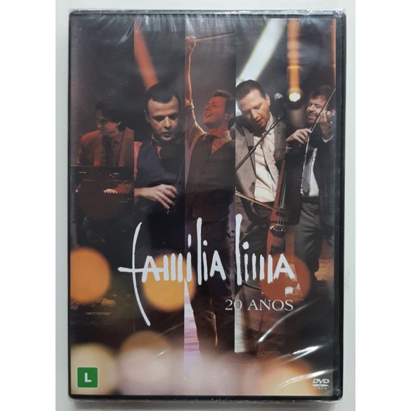 DVD - FAMÍLIA LIMA  - ( 20 ANOS )