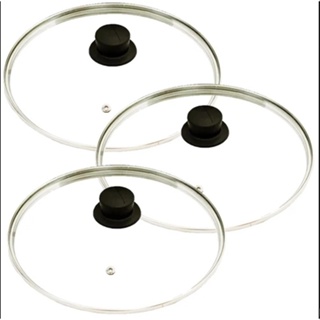 Tampa de vidro para panela com pomel puxador UNIDADE tamanho 14 16 18 20 22 24 26 28 30 32 34 36 em Oferta na Shopee