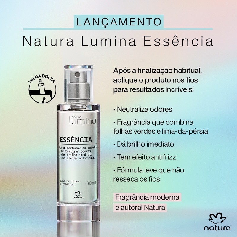 Finalizadores para cabelos Lumina Natura | Shopee Brasil