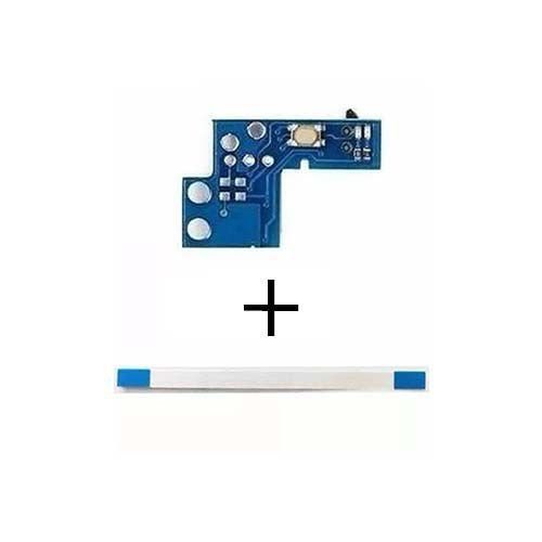 Placa Power/ Reset (botão liga/ desliga) + Cabo Flat 8 Vias para PS2 série 90XXX