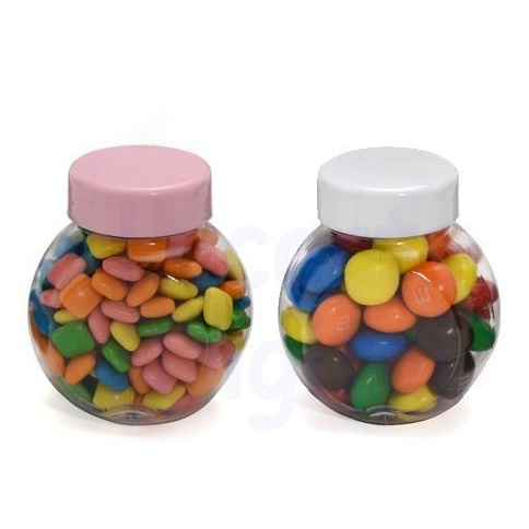 Kit 50 Mini Baleiro Em Pvc Com Tampa Plástica  *personalizar
