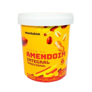 Pasta de Amendoim Integral Mandubim (450g)