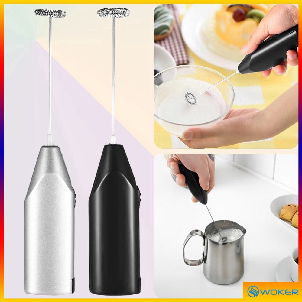 Handheld Egg Beater Whisk Mini Stirrer Electric Coffee Milk Frother Foamer Mixer 