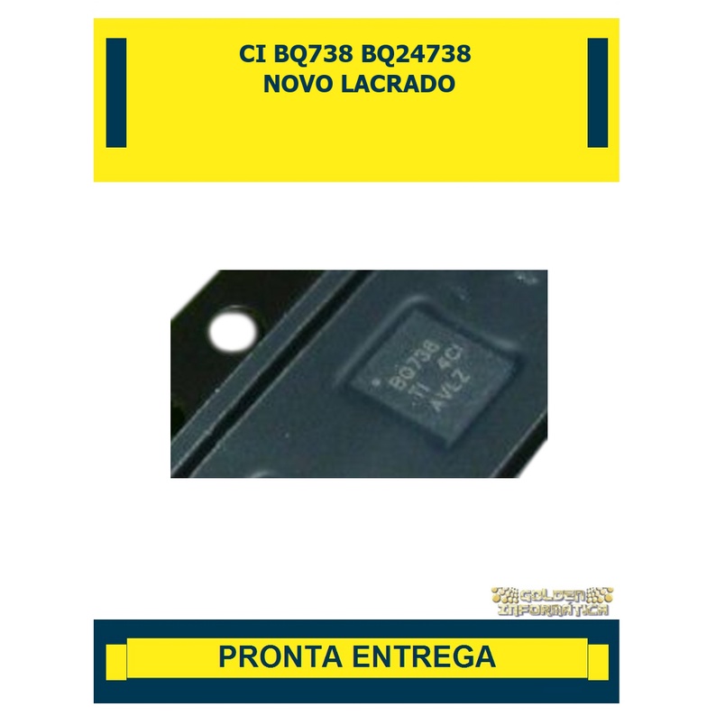 CI BQ738 BQ24738 NOVO LACRADO (3PCS) | Shopee Brasil
