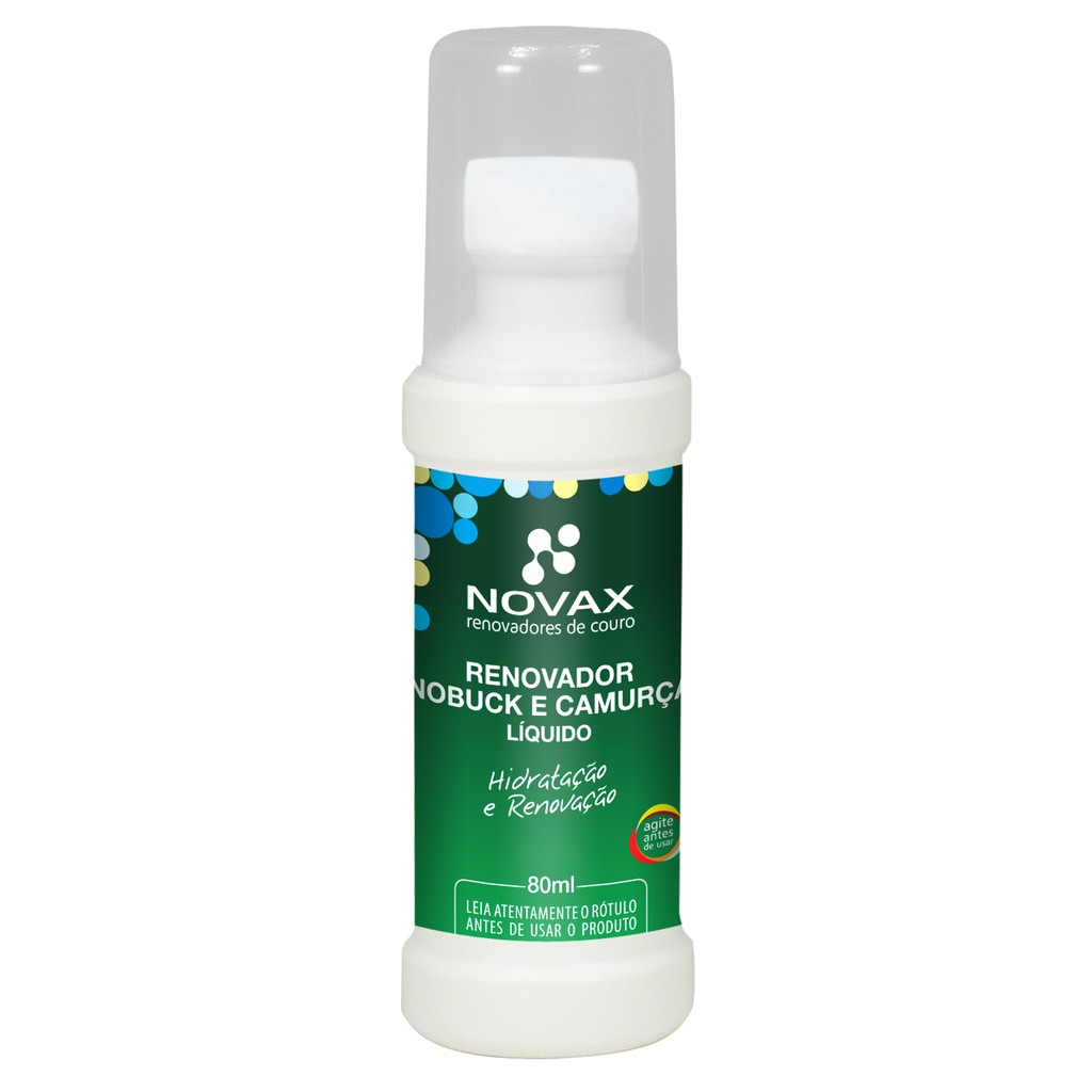 Renovador Nobuck Camurça Liquido Novax 80ml