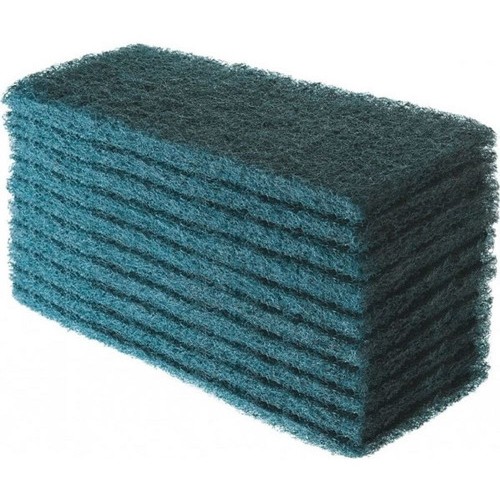 Fibra De Limpeza Pesada - Verde -  Kit 15 Unidades