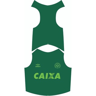Roupa para Pet Estilo Regata Personalizada do Campeonato Brasileiro  Chapecoense 2