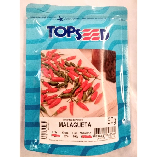 Semente Pimenta Malagueta Topseed Garden - Comprar com Melhor Preço em Essenciais para Culinária