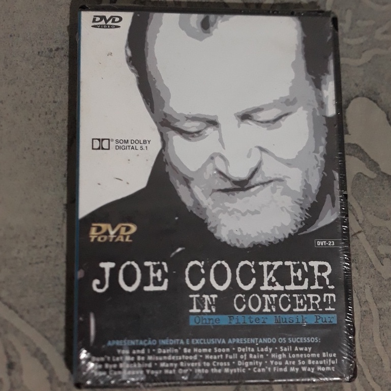 DVD JOE COCKER IN CONCERT - LACRADO