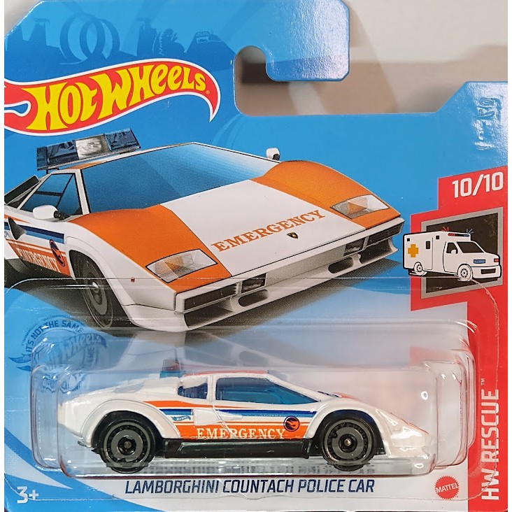 hot wheels lamborghini countach police car