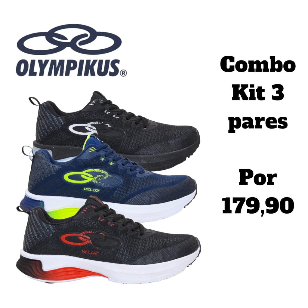 Tenis olympikus masculino hot sale no mercado livre