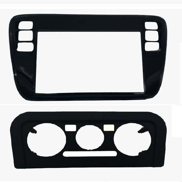 Moldura 2 Din Volks Up 2014, 2015, 2016 - Black Piano em Oferta na Shopee