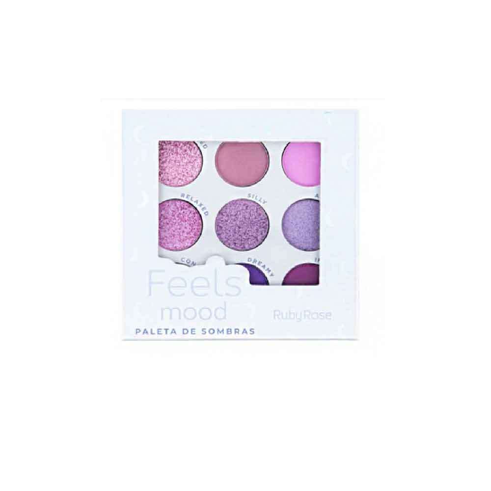 HB1081 PALETA DE SOMBRAS FEELS MOOD RUBY ROSE