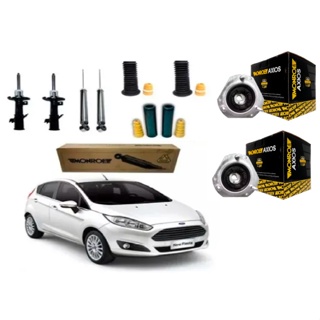 Kit 4 Amortecedor Monroe + Kit + Coxim Axios New Fiesta 2010 até 2019 em Oferta na Shopee