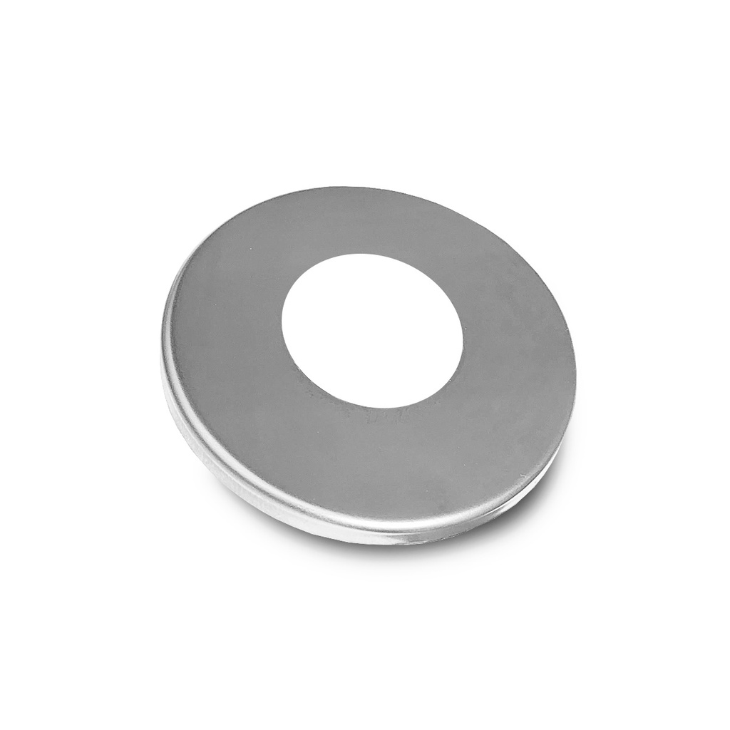 Canopla Cromada Inox Para Acabamento De Torneiras e Adaptadores 1/2
