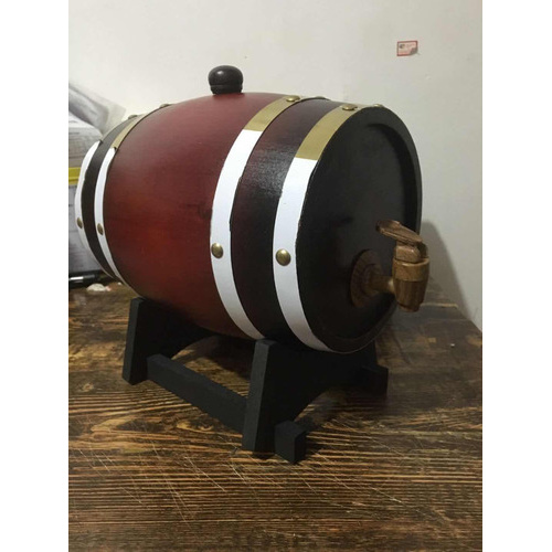 Barril Madeira Carvalho Luxo Premium P Vinhos Wisky Bebidas Jp336  AK