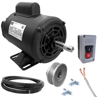 Motor para Engenho de Cana B120 Alto Monofásico 1cv 110/220v Correia e Chave e Acessórios em Oferta na Shopee