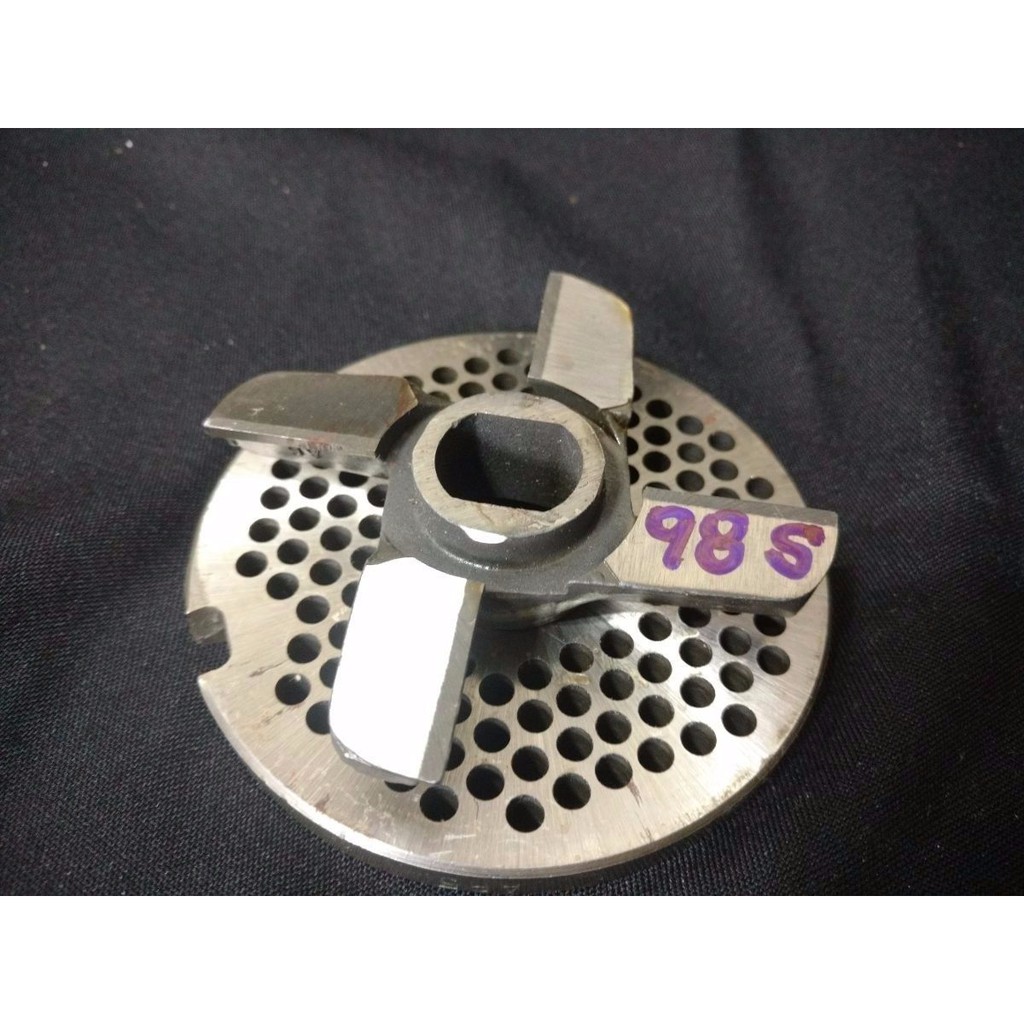Kit De 2 - Disco 5mm + 2 Cruzeta Simples Moedor De Carne 98 s