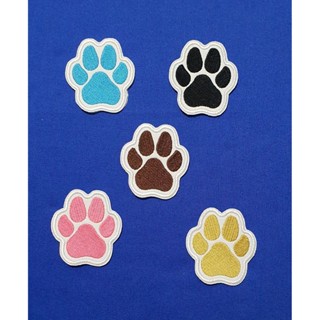 Patch Aplique Bordado Patinha Pet - com Termocolante em Oferta na Shopee