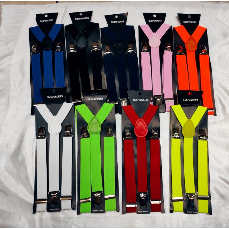 Suspensório  Elásticos Masculinos e femininos Ajustáveis Com Presilha Para Masculino / Mulheres em Oferta na Shopee