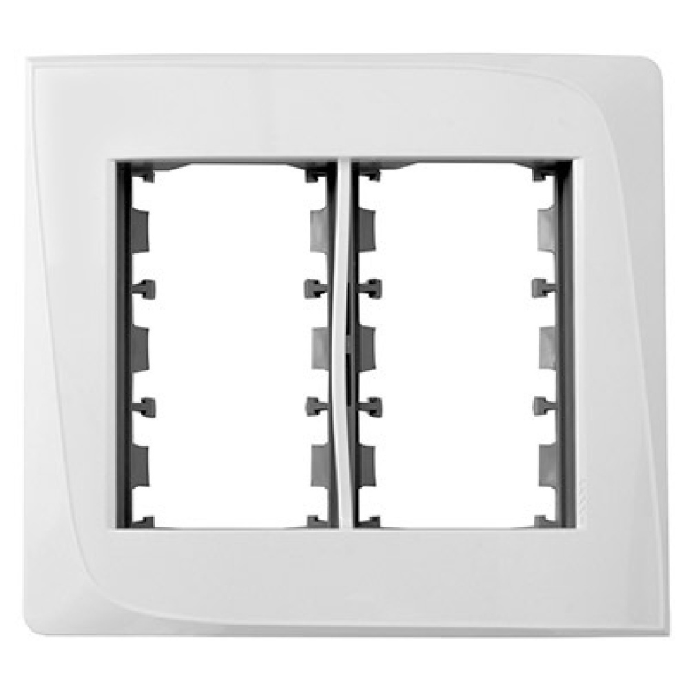 PLACA + BASTIDOR 4X4 6 MODULOS TENDENZA BRANCO - PEZZI