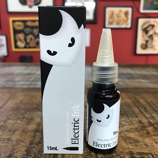 Tinta Electric Ink Preto Linha 15ml Tattoo Tatuagem