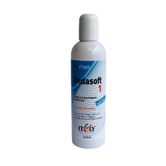 Líquido De Permanente Itely Onda Soft N° 1 Naturais E Difíceis - 240 Ml