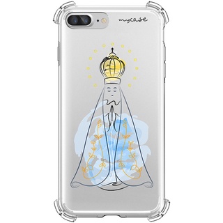 Capa para iPhone 5 e 5S, 5C, 6, 6s, 6 Plus, 6s Plus, 7, 8, 7 Plus, 8 Plus, SE 2020 - Santa