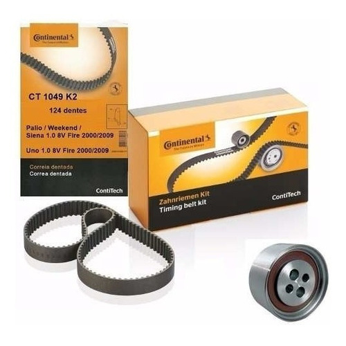 Correia Dentada E Tensor Palio Uno Siena Fire 1.0 8v  Ate 09 em Oferta na Shopee