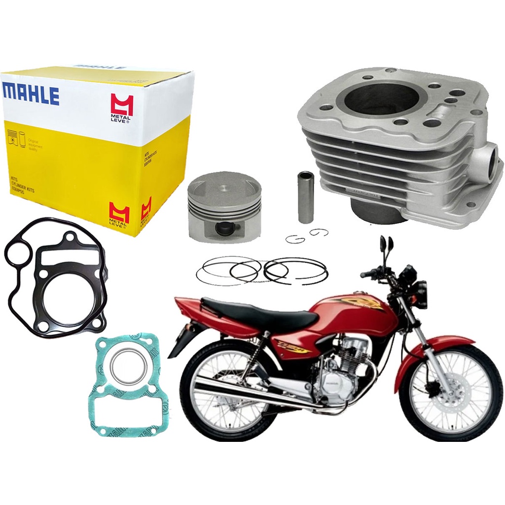 Pistão camisa anéis metal leve Junta kit a titan 125 2003