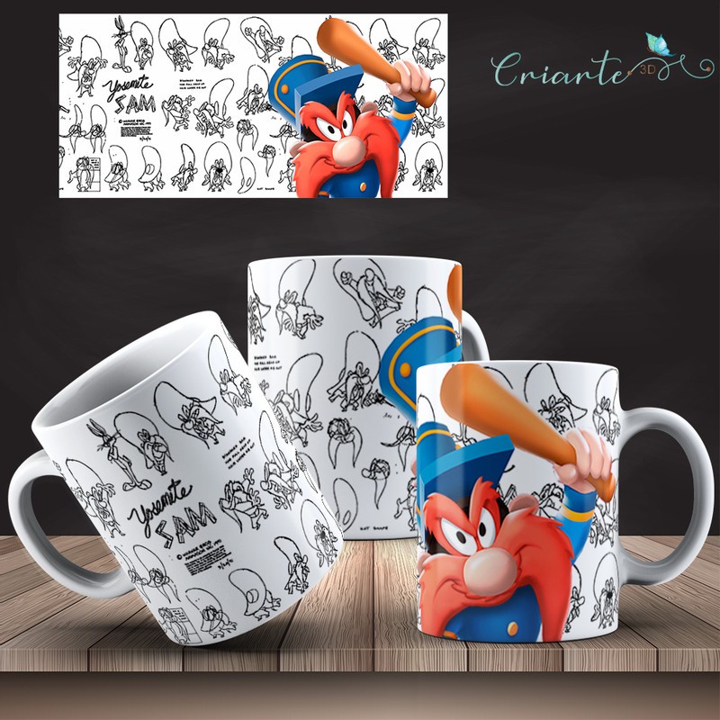 Caneca Porcelana Coleção Looney Tunes #01