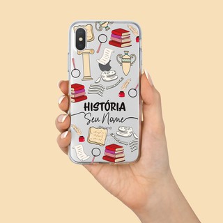 Capa Capinha de Celular Personalizada com sua Profissão - História