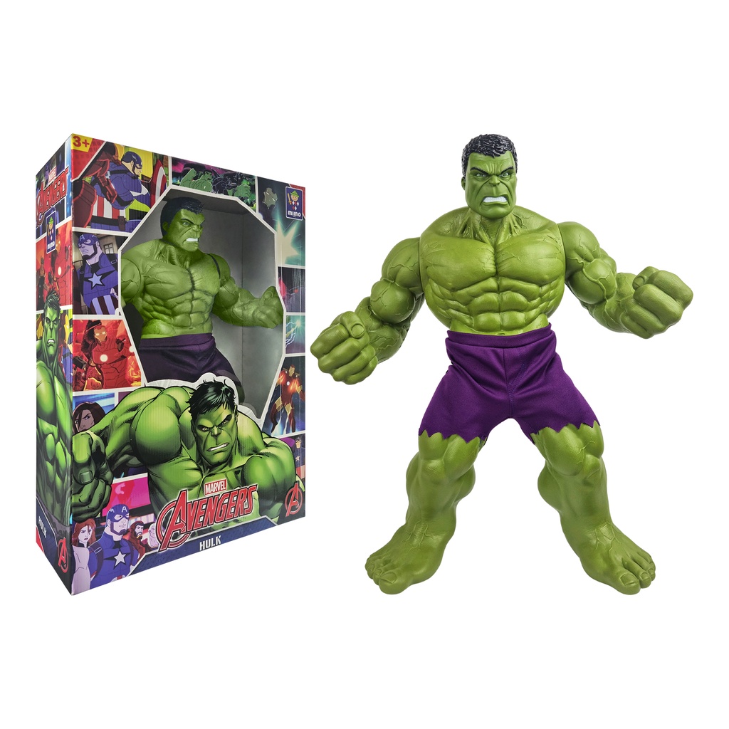 Boneco Articulado Hulk Grande Marvel Revolution - 45cm Mimo Toys ...