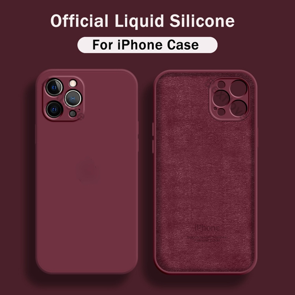 Capa De Silicone Flexível À Prova De Choque Para IPhone 7Plus 8Plus 12 11 Pro Xs Max Mini 7 + 8 +