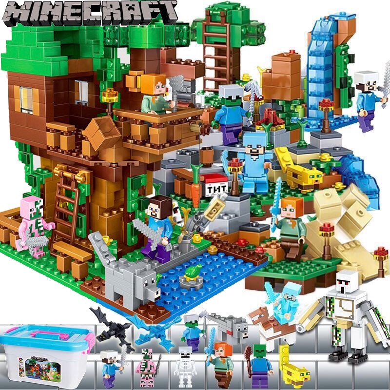 Lego Minecraft Casa Na Arvore Da Selva