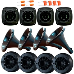 Kit 4 Driver Profissional 720w Rms + 4 Corneta + 4 Tweeter