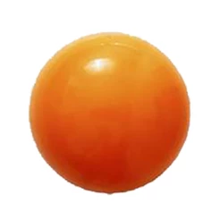 Bola Lisa 400g 20cm Ginástica Rítmica Dicat Sports Laranja