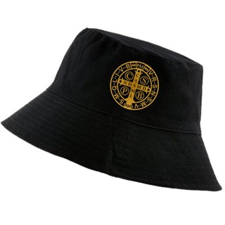 Chapéu Bucket Hat Medalha De São Bento em Oferta na Shopee