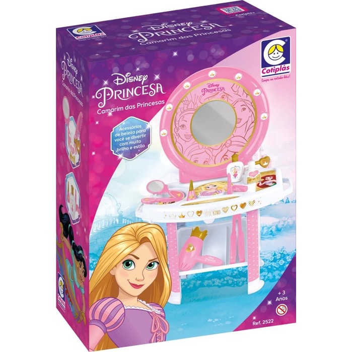 Disney Princesa Camarim Infantil Cotiplas em Oferta na Shopee