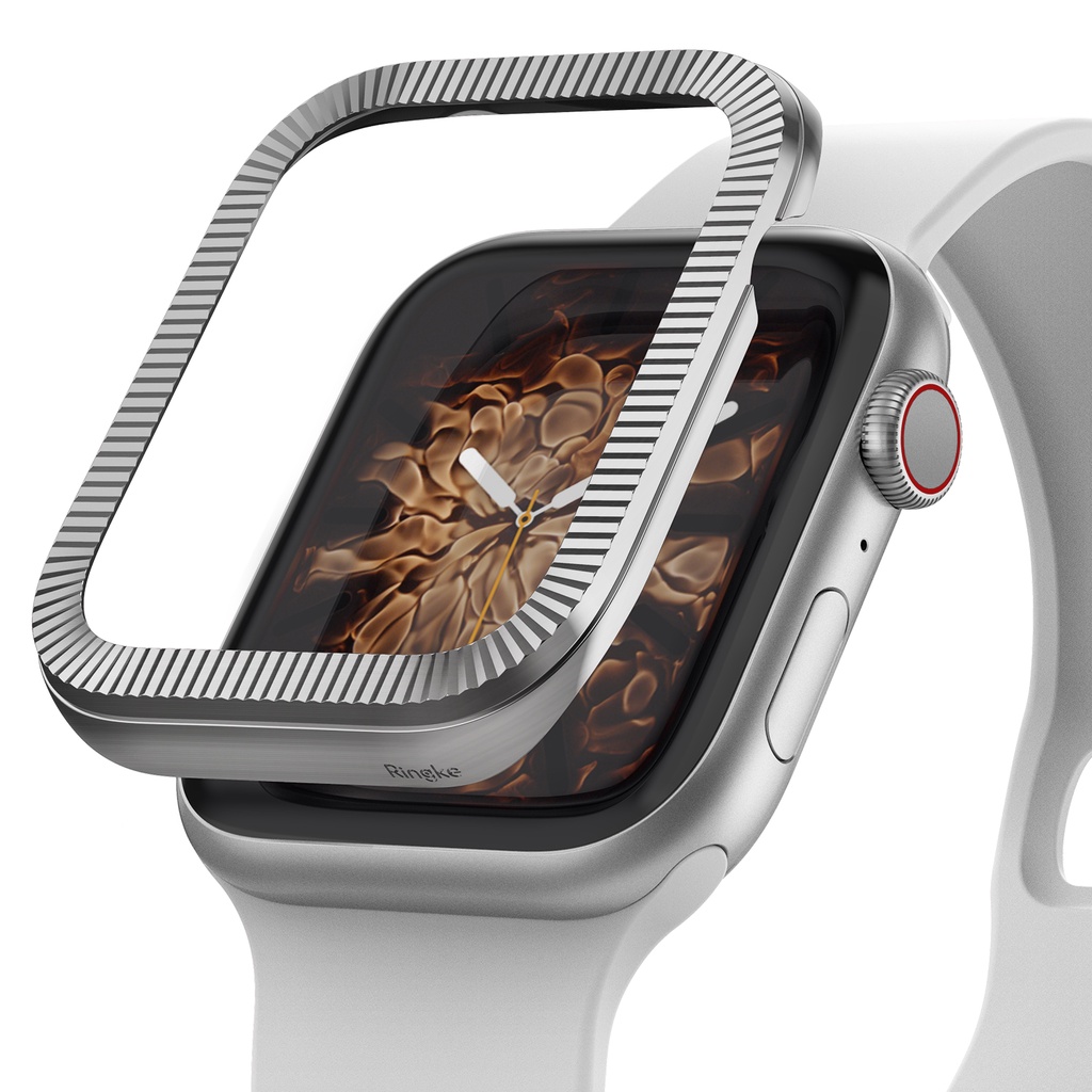 Ringke Bezel Styling Premium Para Apple Watch 6 5 4 SE (3/2/1) 40mm Capa De Aço 