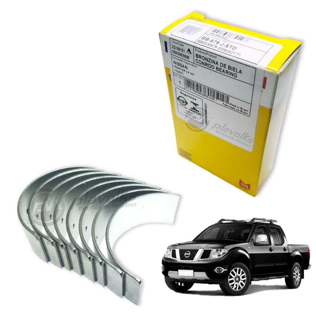 JG BRONZINA DE BIELA STD NISSAN FRONTIER PATHFINDER 2.5 16V YD25