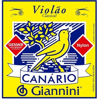 Encordoamento Violão Nylon Canário Giannini Com Bolinha GENWB