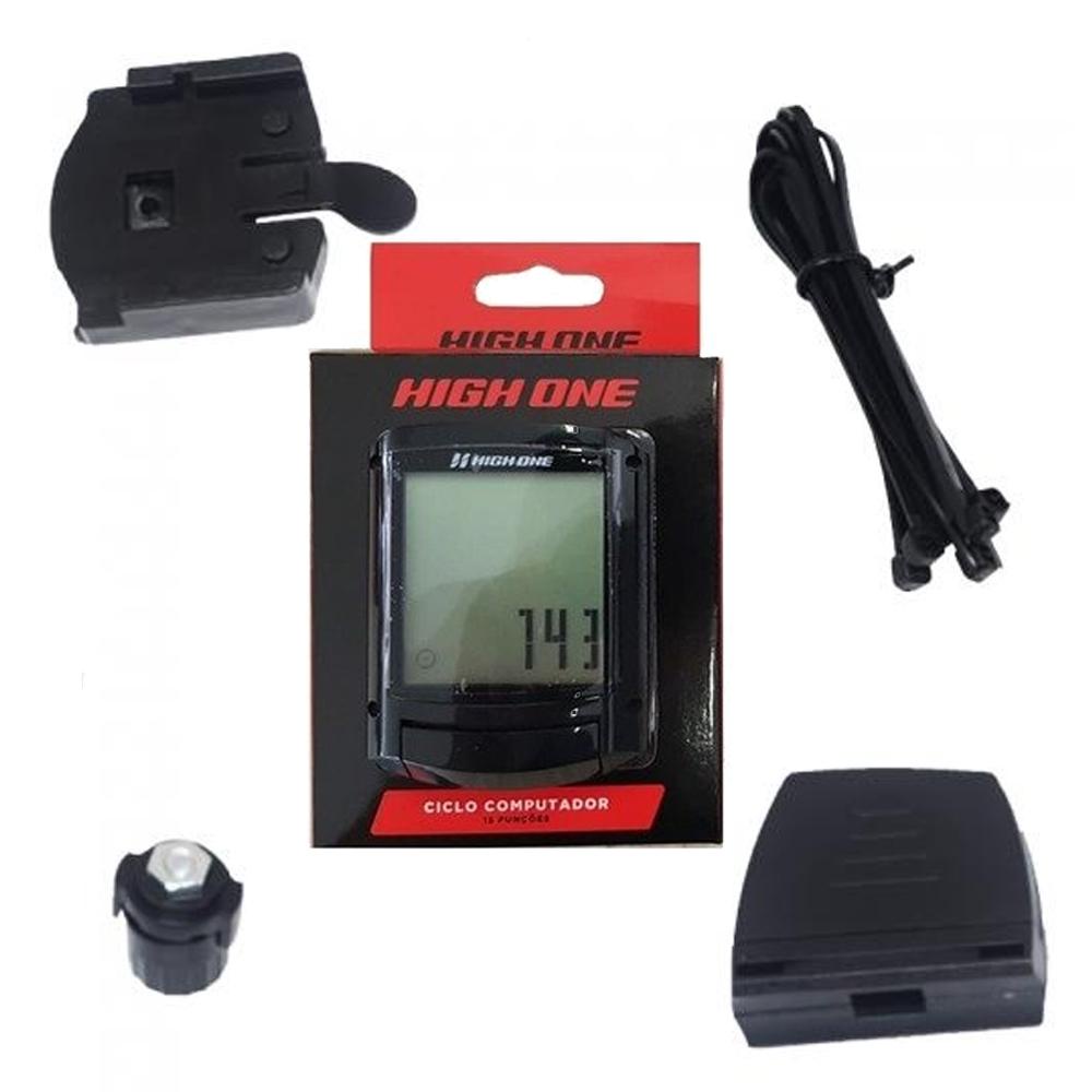 Ciclo Computador High One Wireless 15 Funções Luz Noite
