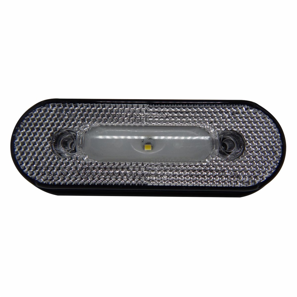 Kit 10 - Luz Lanterna Lateral 3led Facchini Carreta/caminhão Reboque Bivolt Cristal